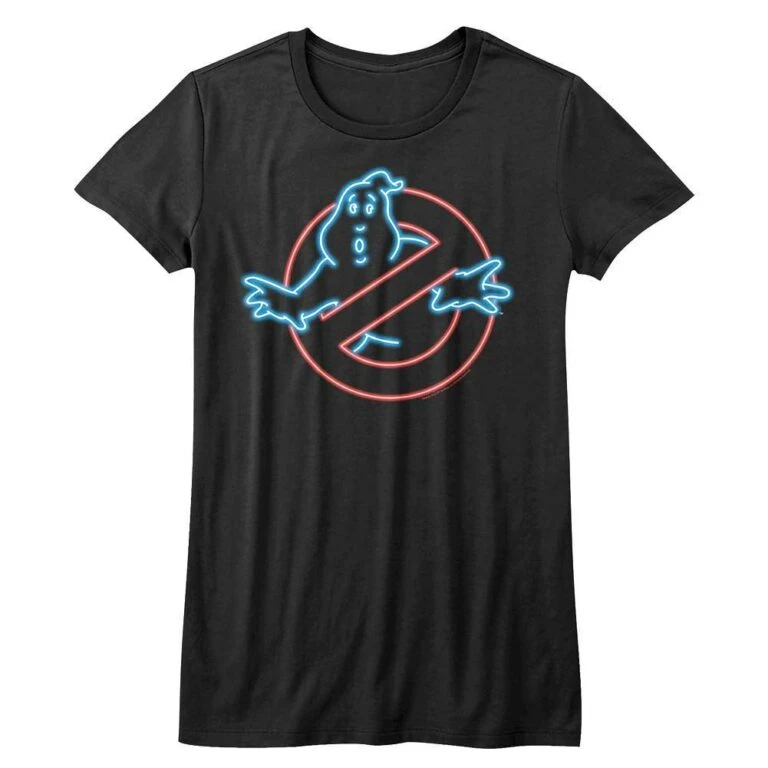 Ghostbusters Neon No Ghost Icon Women’s T Shirt