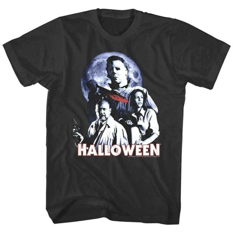Halloween Full Moon Ensemble Men’s T Shirt