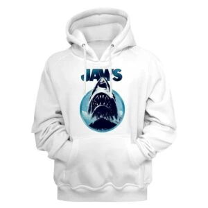 Jaws Great White Shark Hole Hoodie
