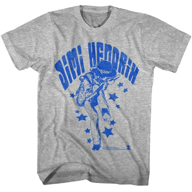 Jimi Hendrix Star Kick Men’s T Shirt