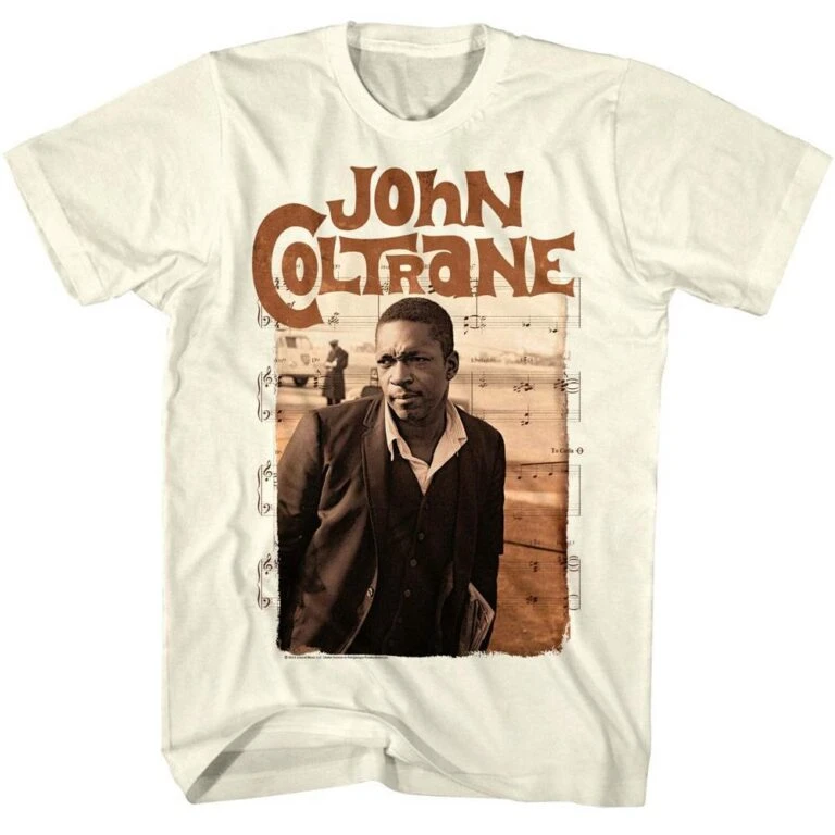 John Coltrane Sheet Music Men's T Shirt