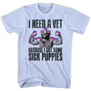 Macho Man Some Sick Puppies Men’s T Shirt