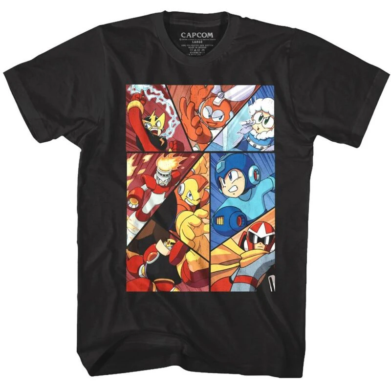 Megaman Robot Collage T-Shirt