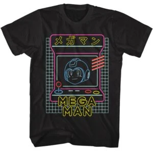 Megaman Neon Arcade T-Shirt