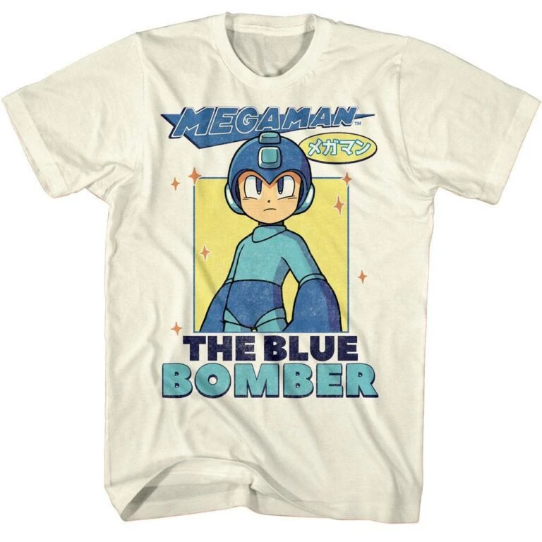 Megaman Japanese Blue Bomber T-Shirt
