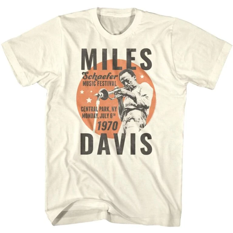 Miles Davis Schaefer Music Festival Men's T Shirt