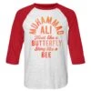 Muhammad Ali Sting like a Bee Baseball Shirt