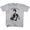 Muhammad Ali Fight Stance Kids T Shirt