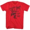 Muhammad Ali Float Like A Butterfly Men’s Red T Shirt
