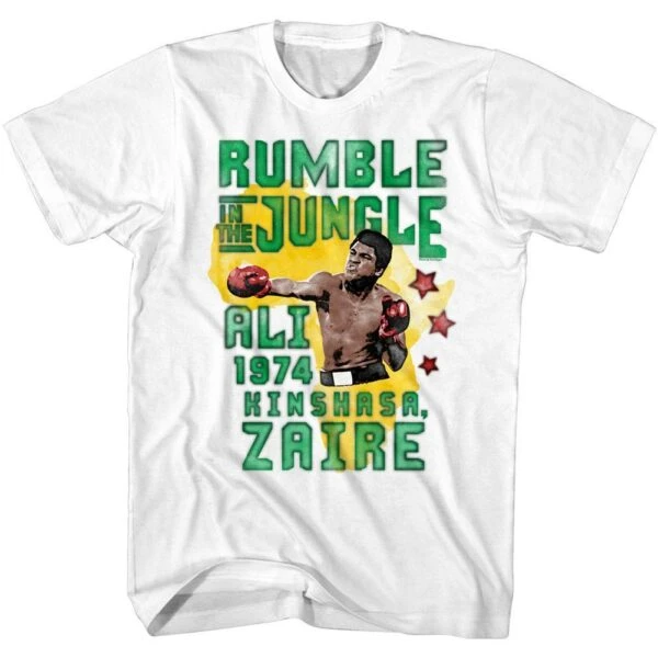 Muhammad Ali Kinshasa Zaire 74 Men’s T Shirt