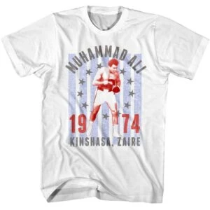 Muhammad Ali Kinshasa Zaire 1974 Men’s T Shirt