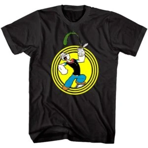 Popeye Spinach Squirt Men’s T Shirt