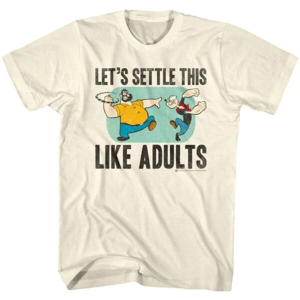 Popeye Let’s Settle This Like Adults Men’s T Shirt