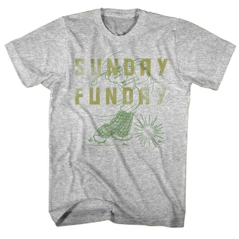 Popeye Sunday Funday Golfing Men’s T Shirt