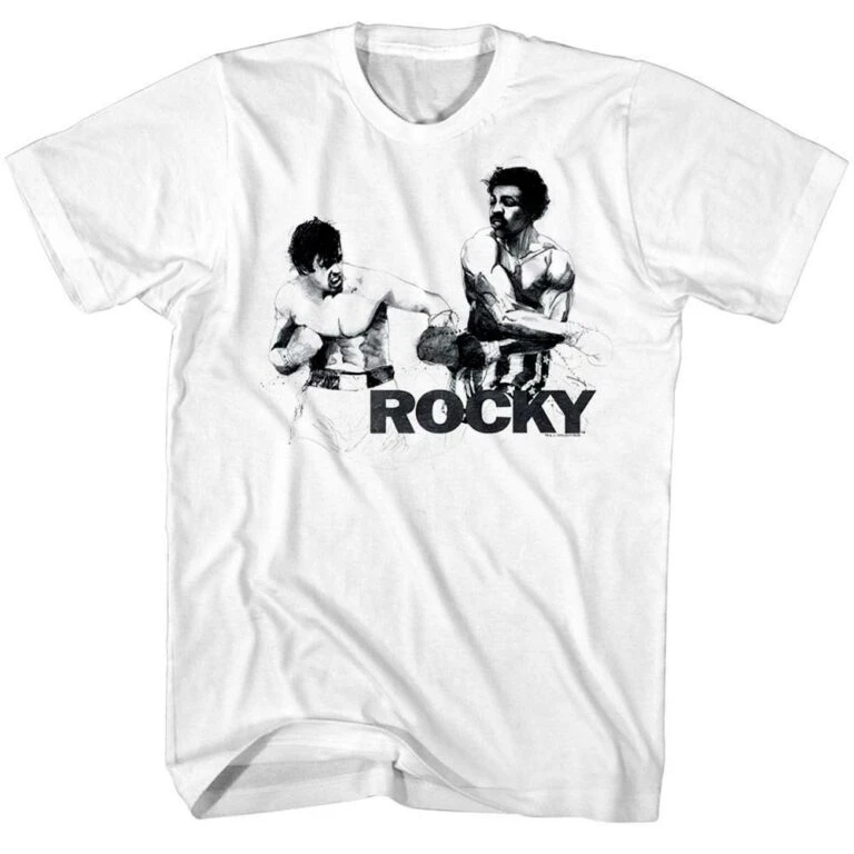 Rocky Winning Sketch Men's T Shirt - Image 3