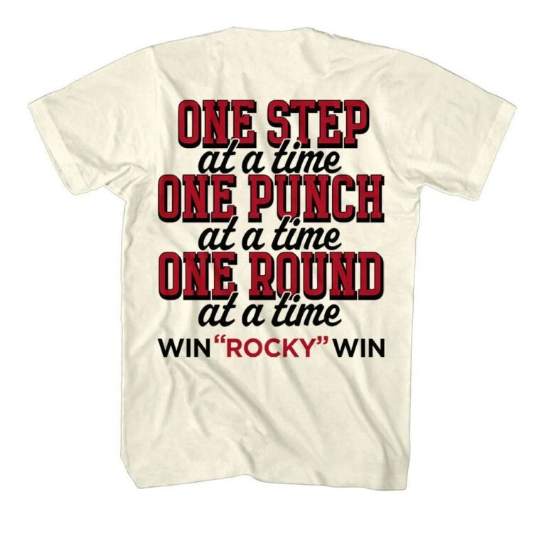 Rocky One Step At A Time Men's T Shirt - Image 4