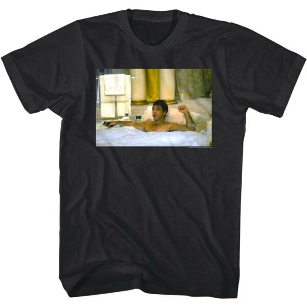 Scarface Tony Montana Bubble Bath Men’s T Shirt