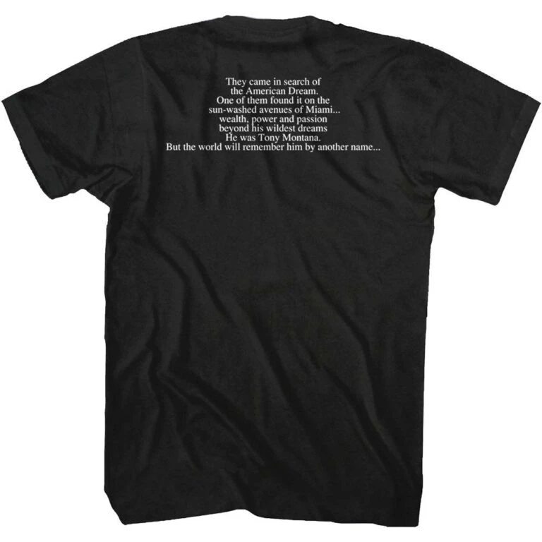 Scarface Tony Montana by Another Name Men's T Shirt - Image 4