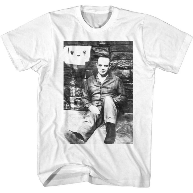 Silence of the Lambs Prisoner Hannibal Lector Men's T Shirt - Image 3