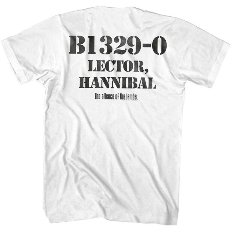 Silence of the Lambs Prisoner Hannibal Lector Men's T Shirt - Image 4