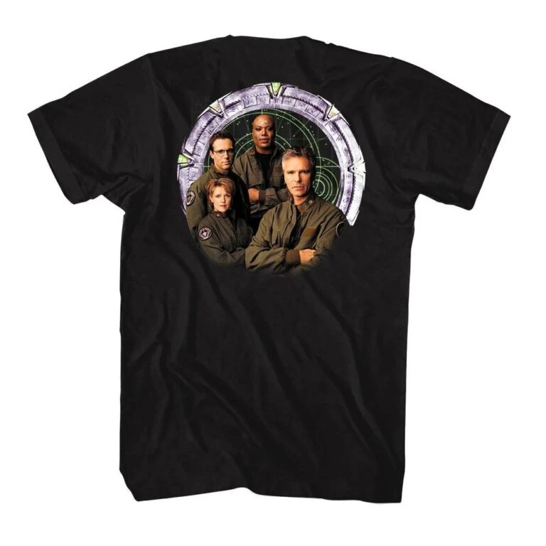 Stargate SG-1 Colonel with Crew Men's T Shirt - Image 4