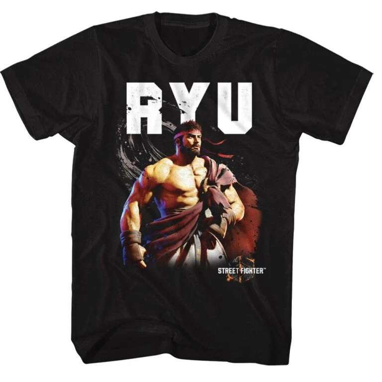 Street Fighter 6 Ryu Men's T Shirt - Image 3