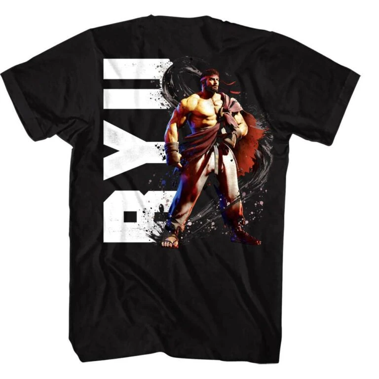 Street Fighter 6 Ryu Men's T Shirt - Image 4