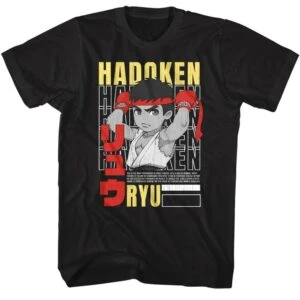 Street Fighter Chibi Ryu Hadoken T-Shirt