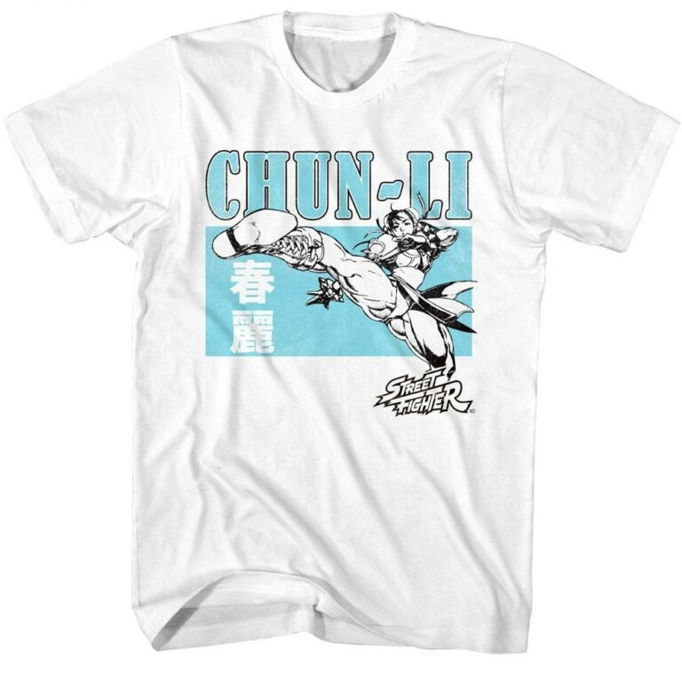Street Fighter Chun-Li Axe Kick T-Shirt