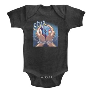 Styx Crystal Ball Album Baby Onesie