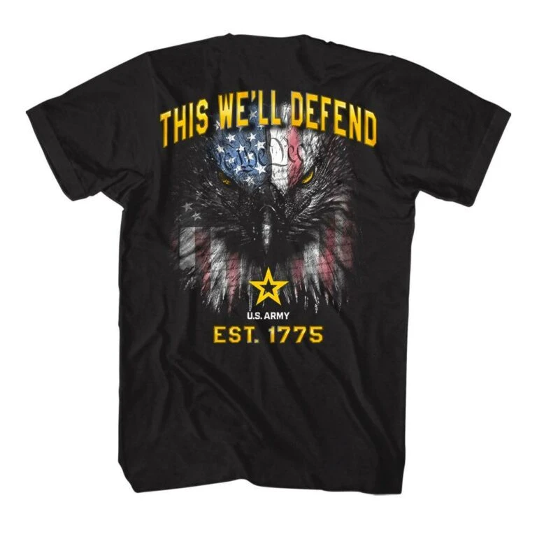 US Army This We'll Defend Flag T-Shirt