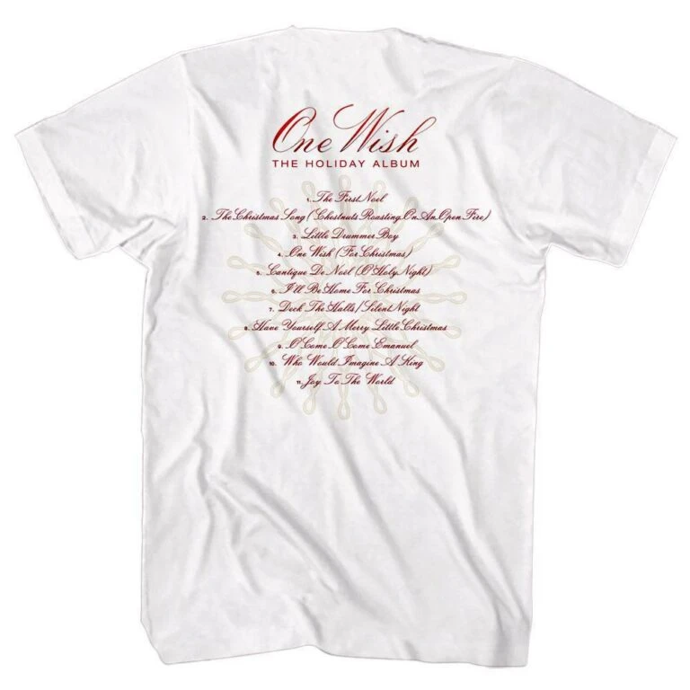Whitney Houston One Wish Holiday Album Men’s T Shirt
