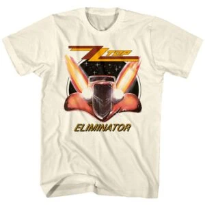 ZZ Top Eliminator Men’s Ivory T Shirt