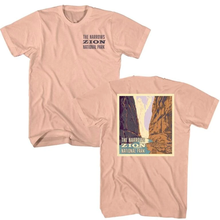 Zion National Park Narrows Men’s T Shirt