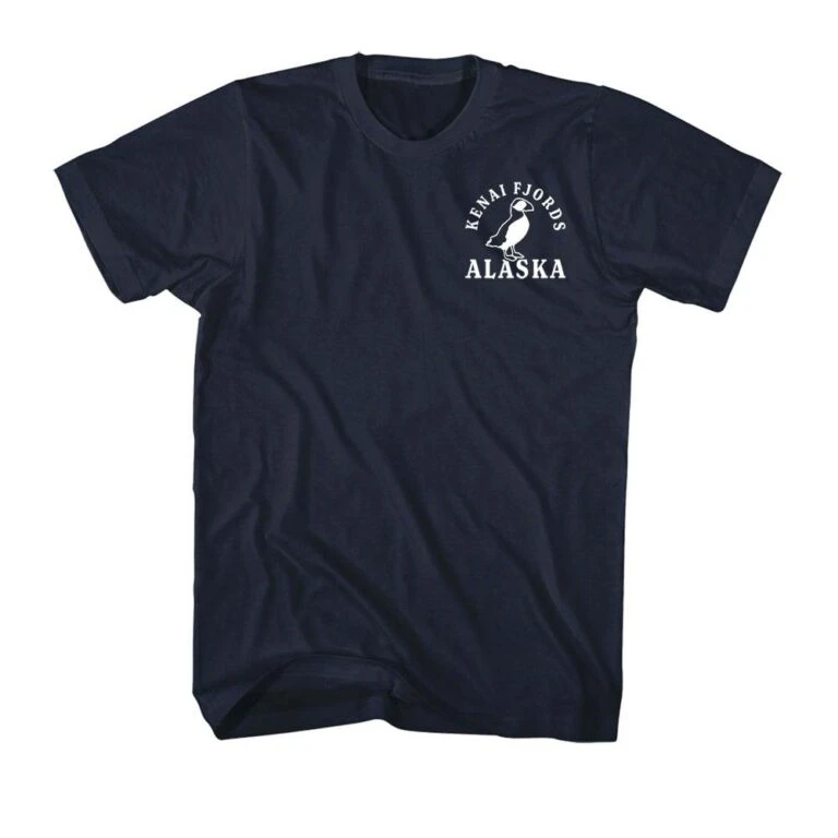 Kenai Fjords Puffin Winter Bird Men’s T Shirt