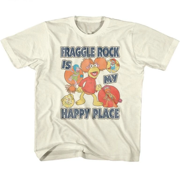 Fraggle Rock is my Happy Place Kids T Shirt