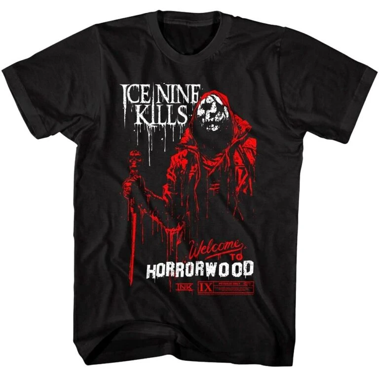 Ice Nine Kills Welcome to Horrorwood Men’s T Shirt