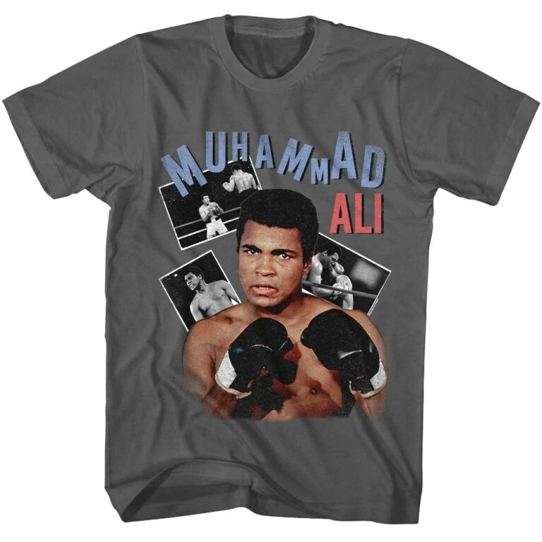 Muhammad Ali Polaroid Collage Men’s T Shirt