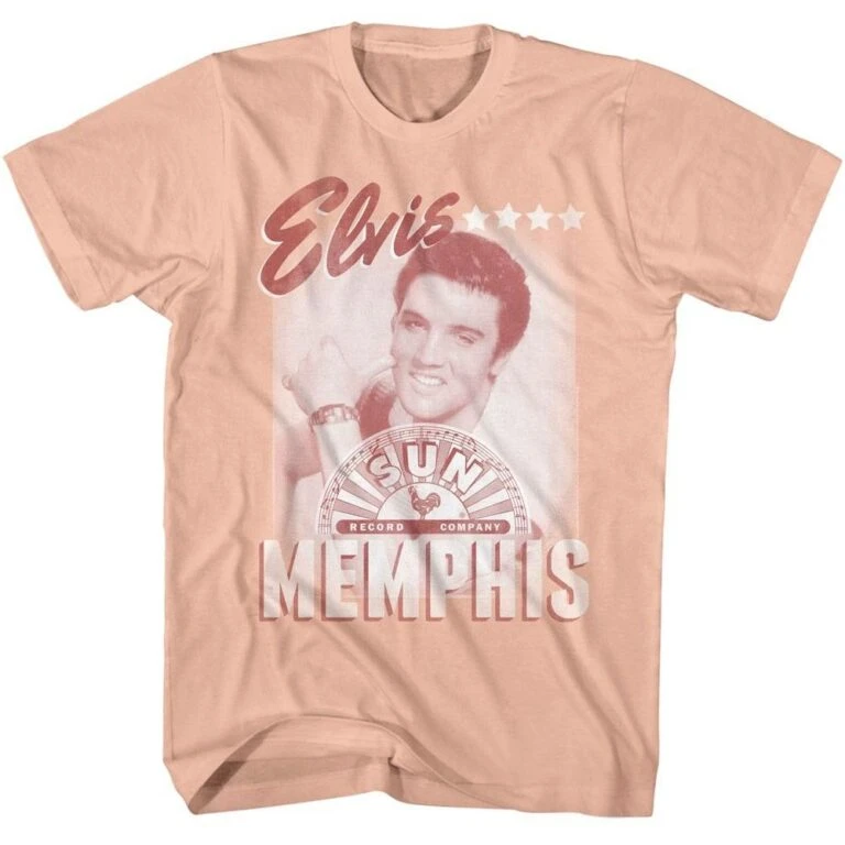 Elvis Presley Memphis Peach Men's T Shirt