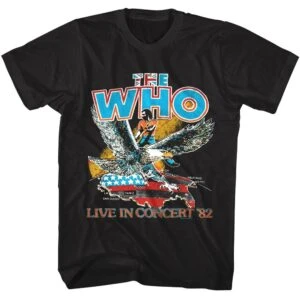 The Who Live In Concert ’82 Men’s T Shirt