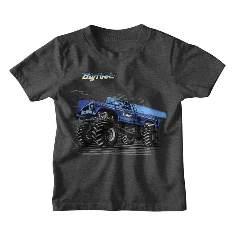 Bigfoot Monster Truck Zoom Kids T Shirt