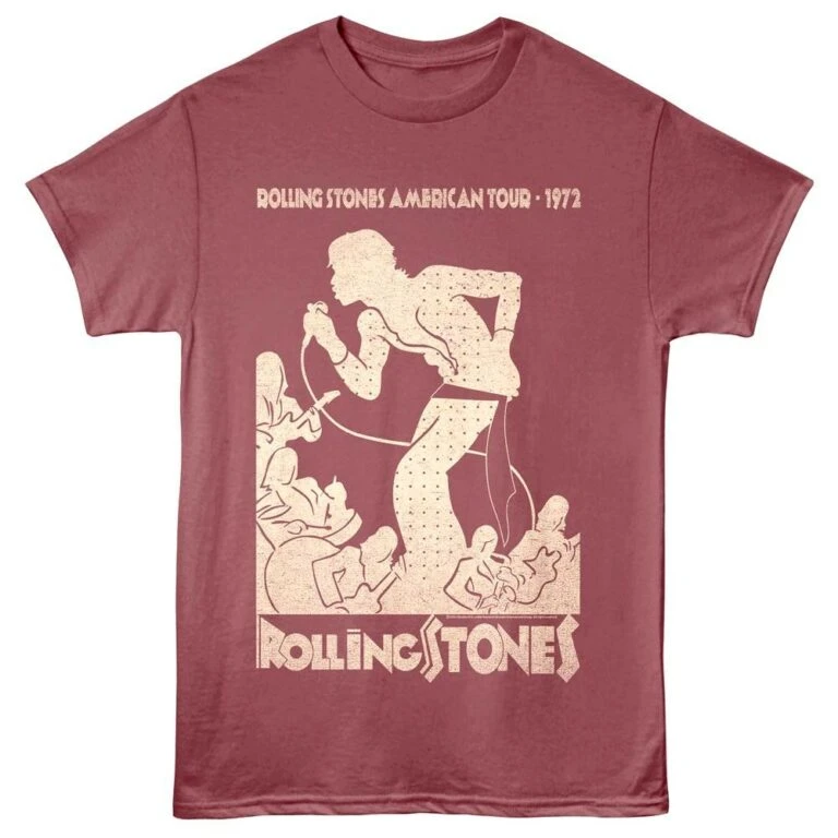 Rolling Stones American Tour 1972 Men’s T Shirt