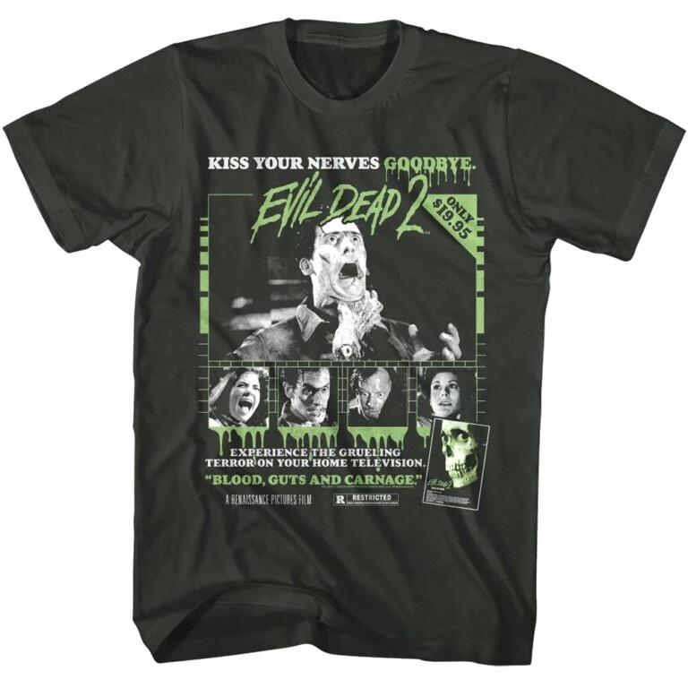 Evil Dead 2 Blood Guts & Carnage Men’s T Shirt