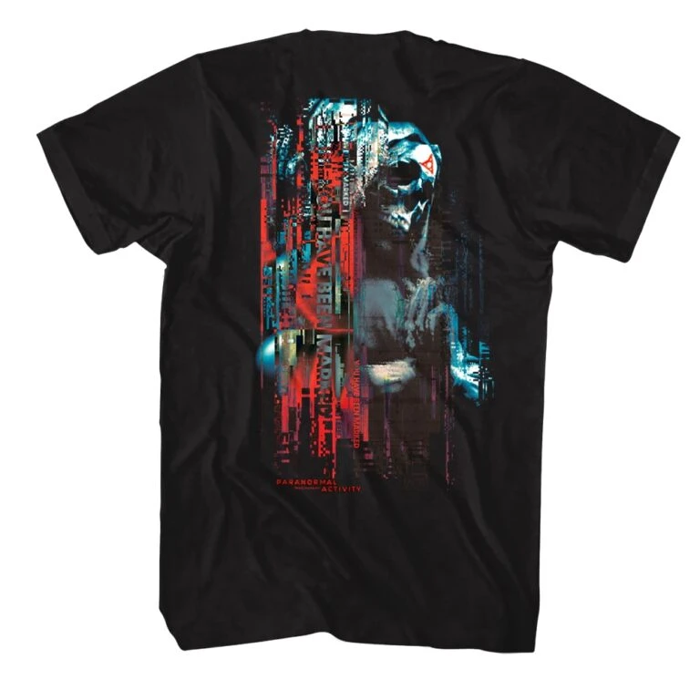 Paranormal Activity Skeleton Glitch Men’s T Shirt