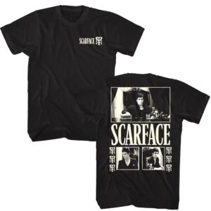 Scarface Tony Montana Power Moves Men’s T Shirt