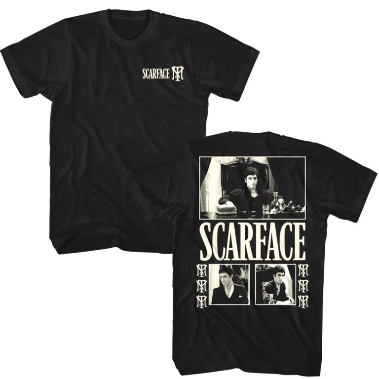 Scarface Tony Montana Power Moves Men’s T Shirt