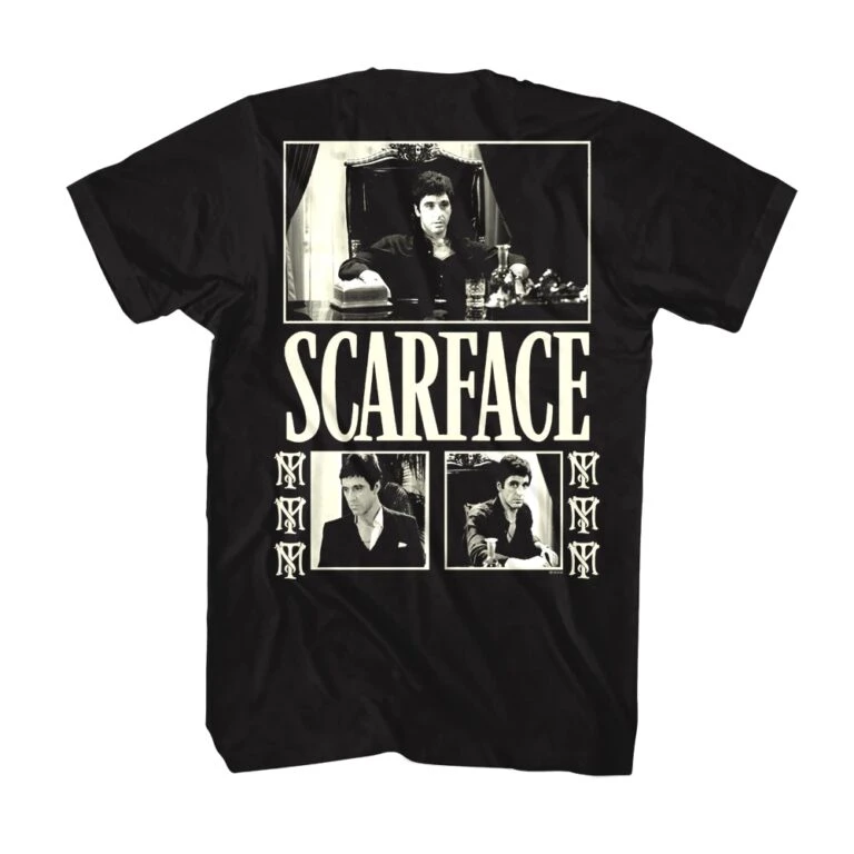 Scarface Tony Montana Power Moves Men’s T Shirt