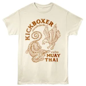Kickboxer Muay Thai Tiger Eagle Men’s T Shirt