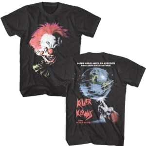 Killer Klowns Alien Bozos Globespinning Men’s T Shirt