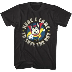 Mighty Mouse Here I Come Men’s T Shirt